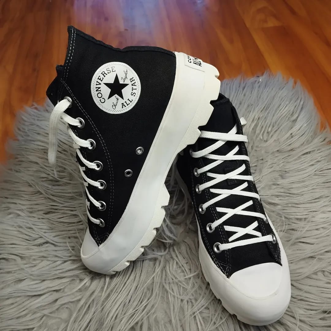 Black high rise platform