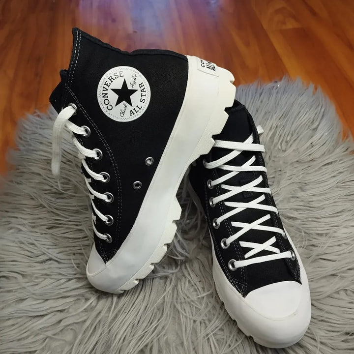 Black high rise platform