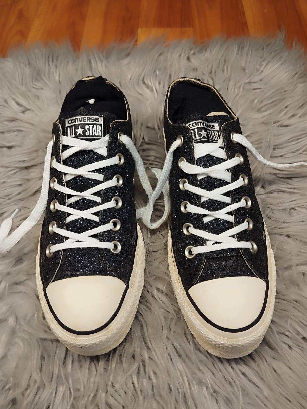 Glitter low rise platform