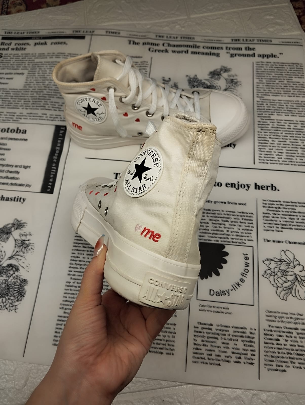 White heart high rise platform