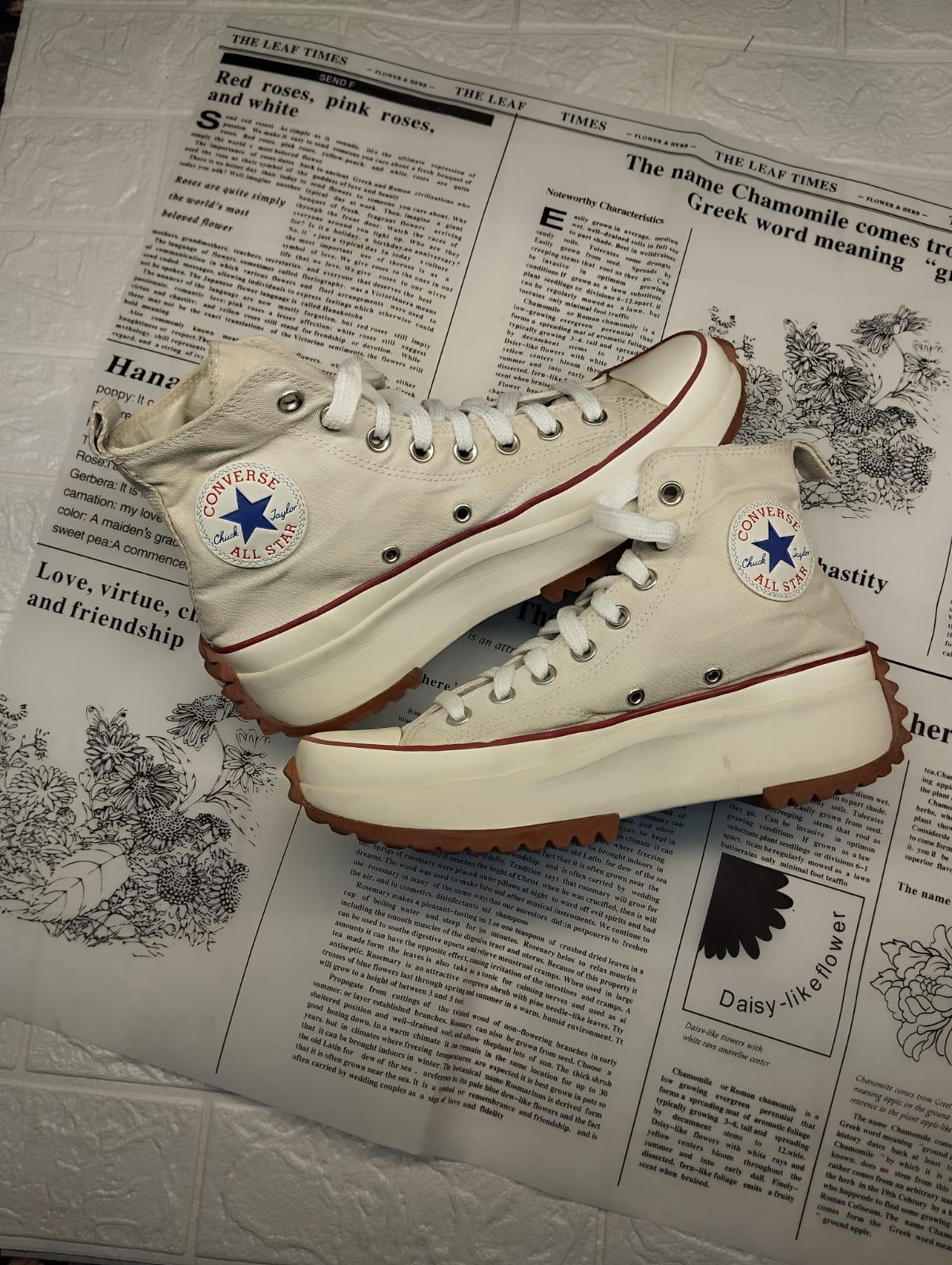 White high rise chunky