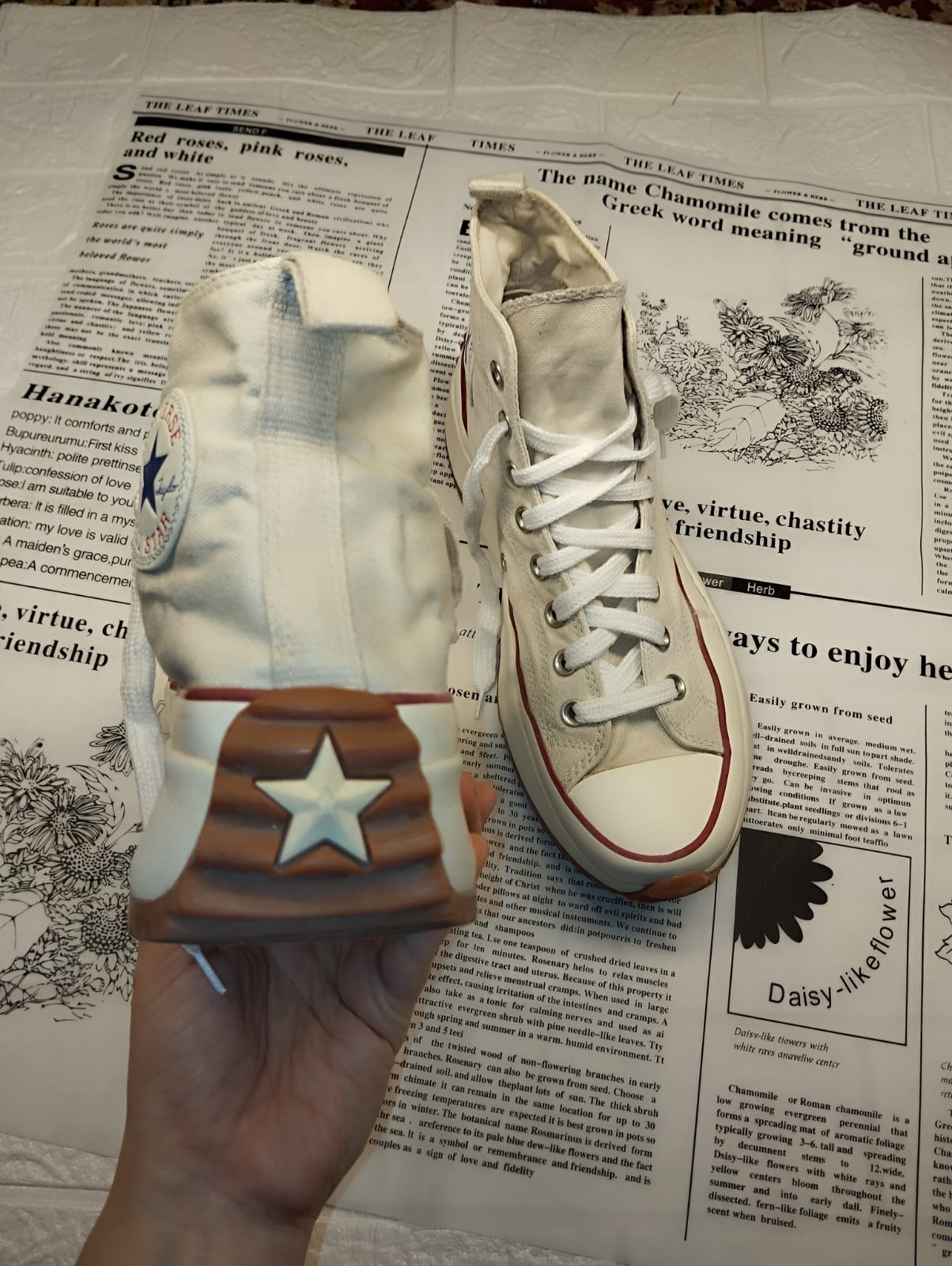 White high rise chunky