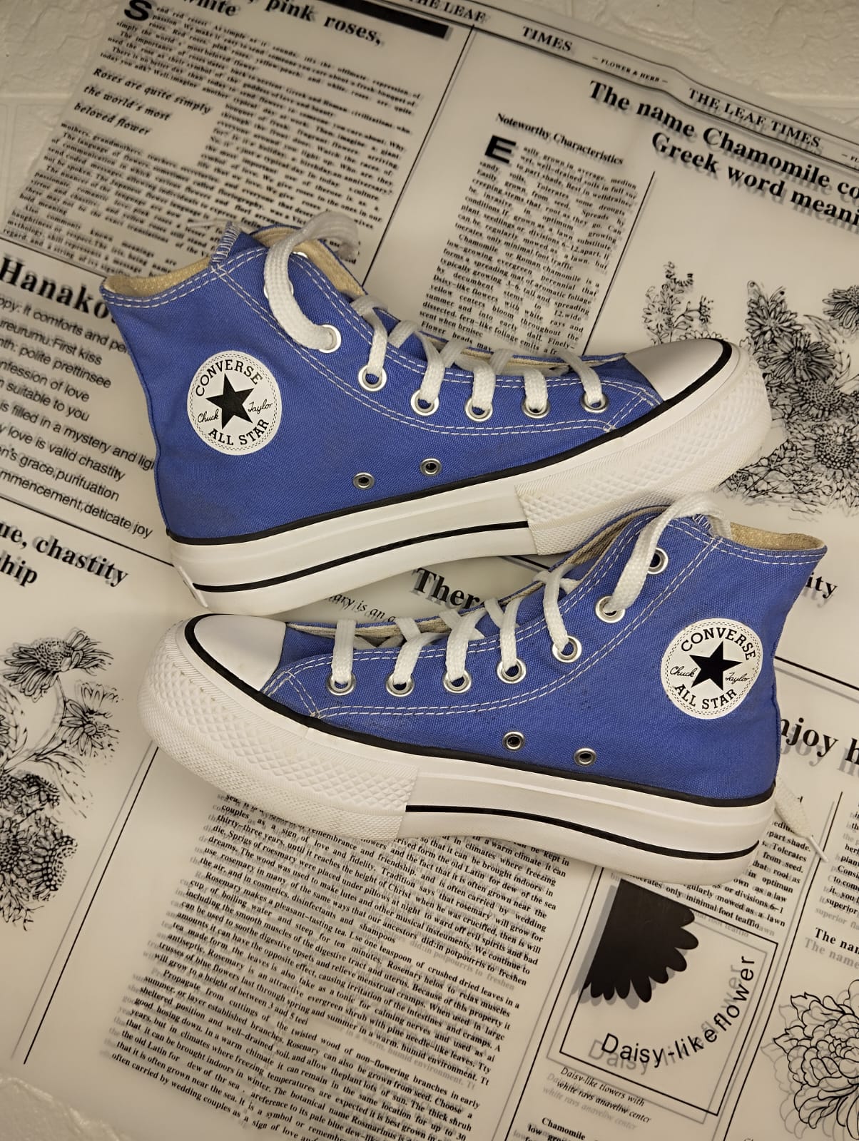 Blue high rise platform