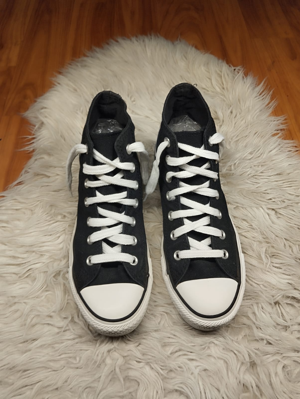 Black skeleton high rise converse