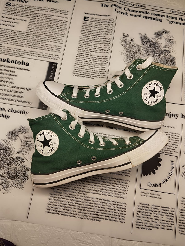 Green high rise converse