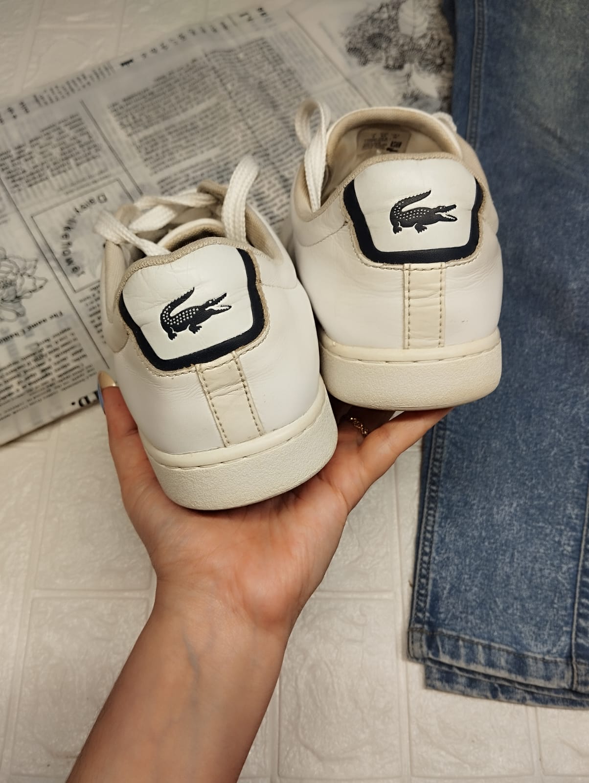 white crocodile sneakers