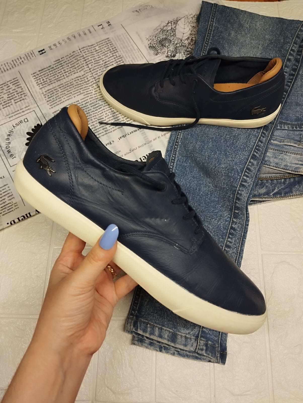 blue crocodile sneakers