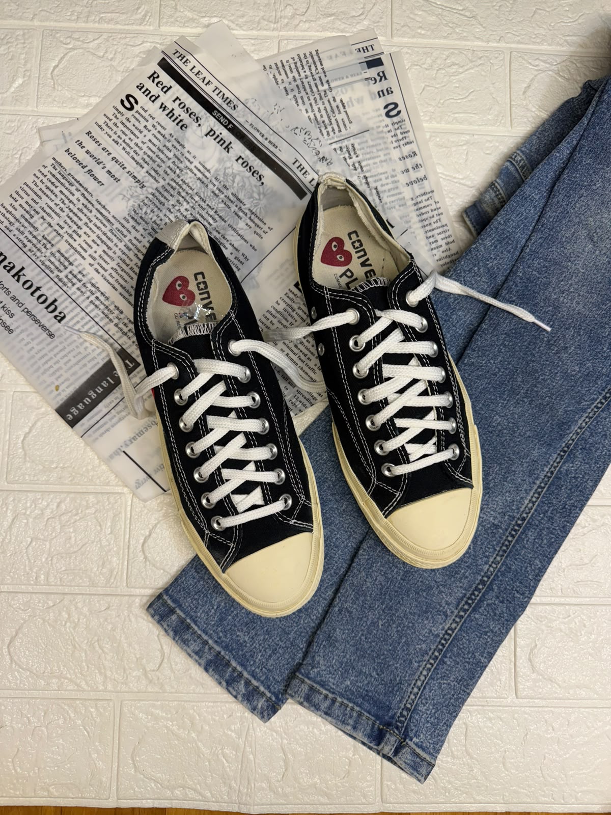 Heart eye low rise converse