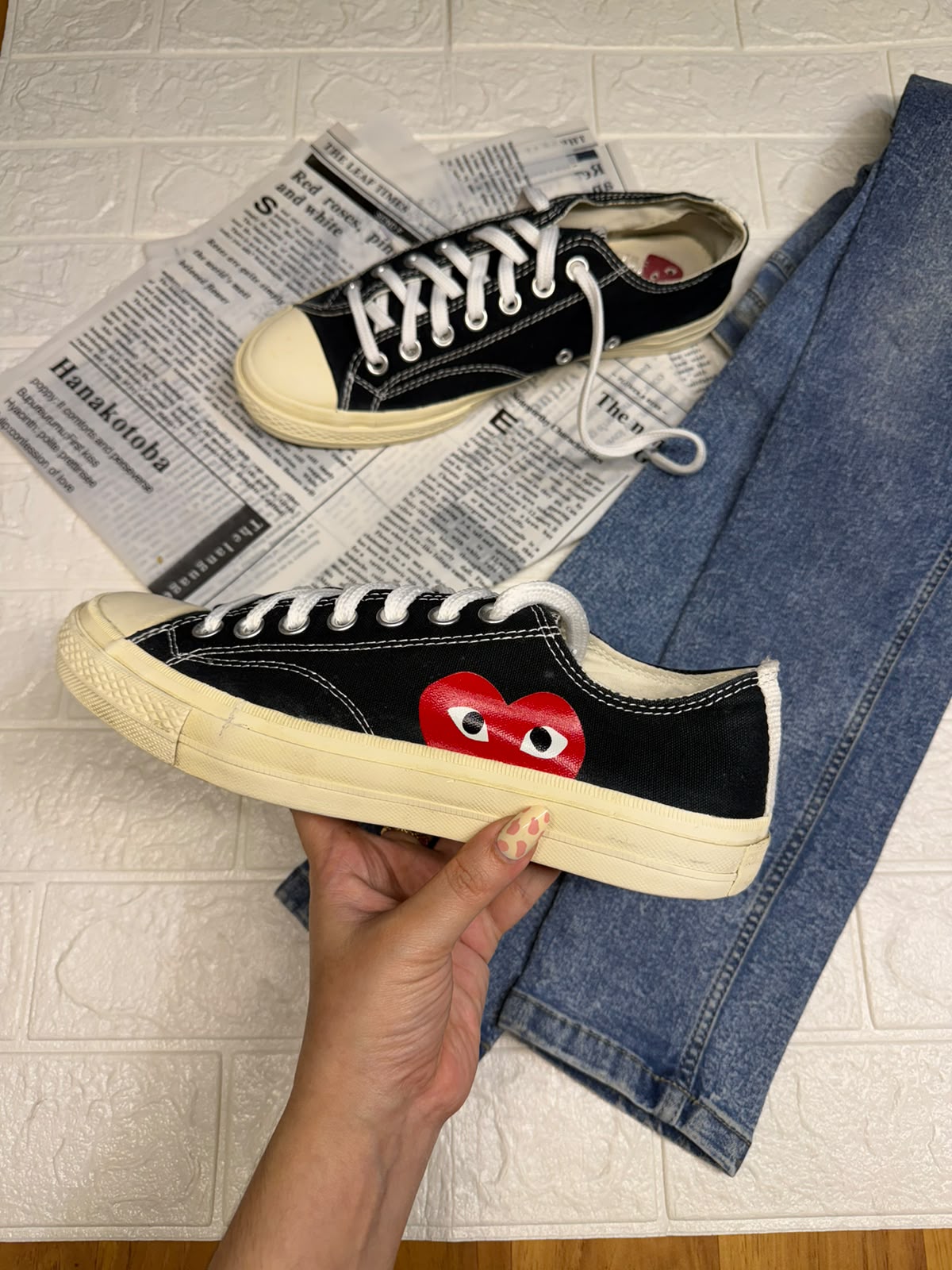 Heart eye low rise converse