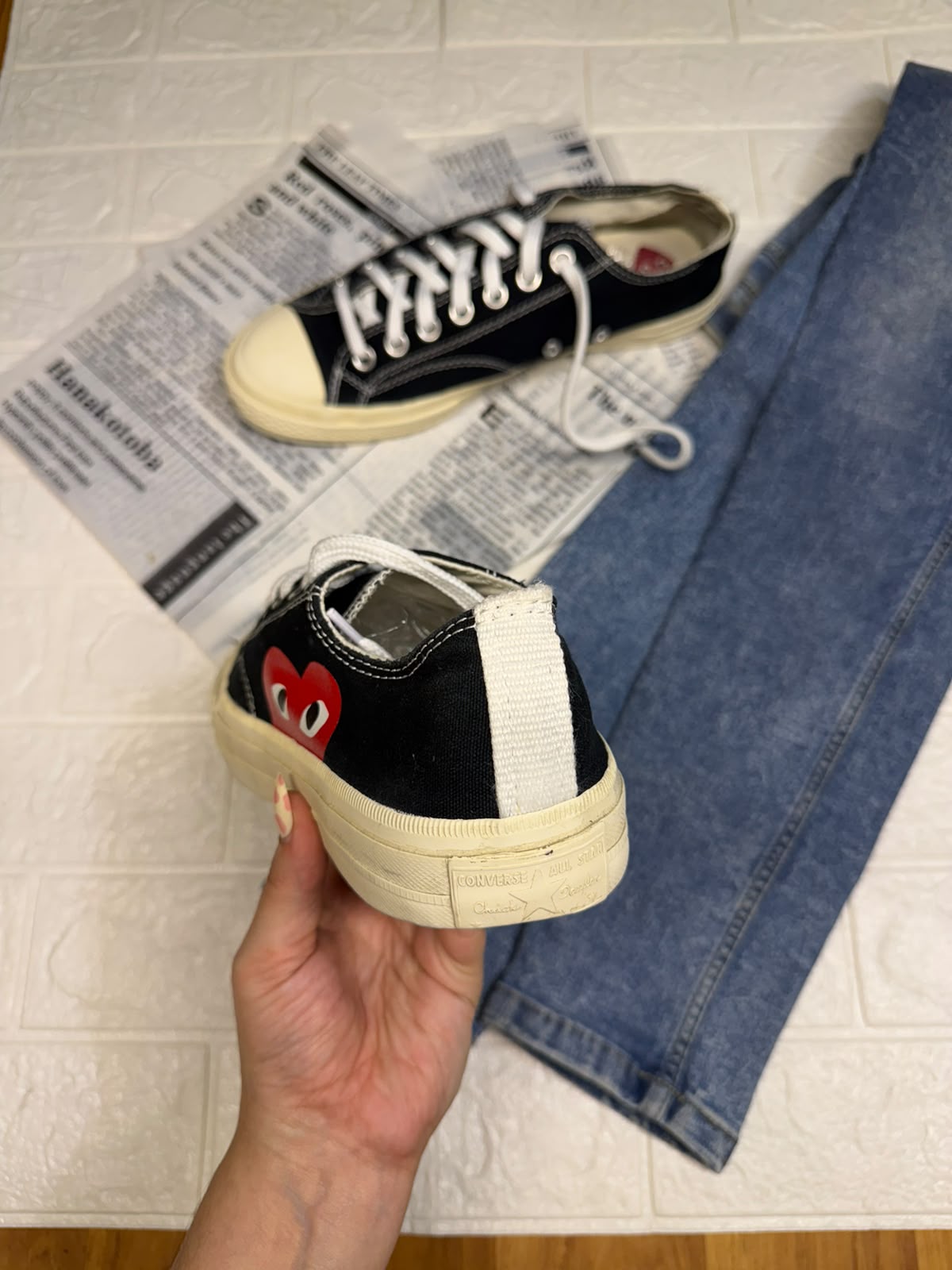 Heart eye low rise converse