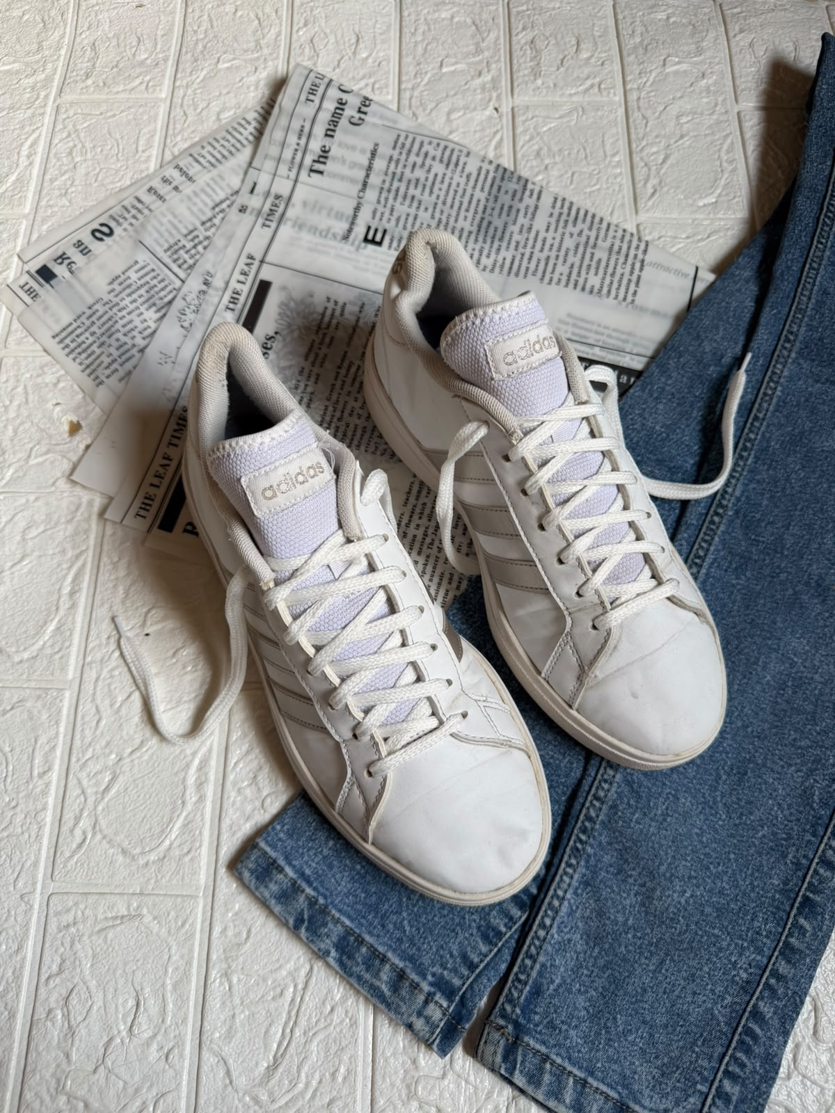 White adidas