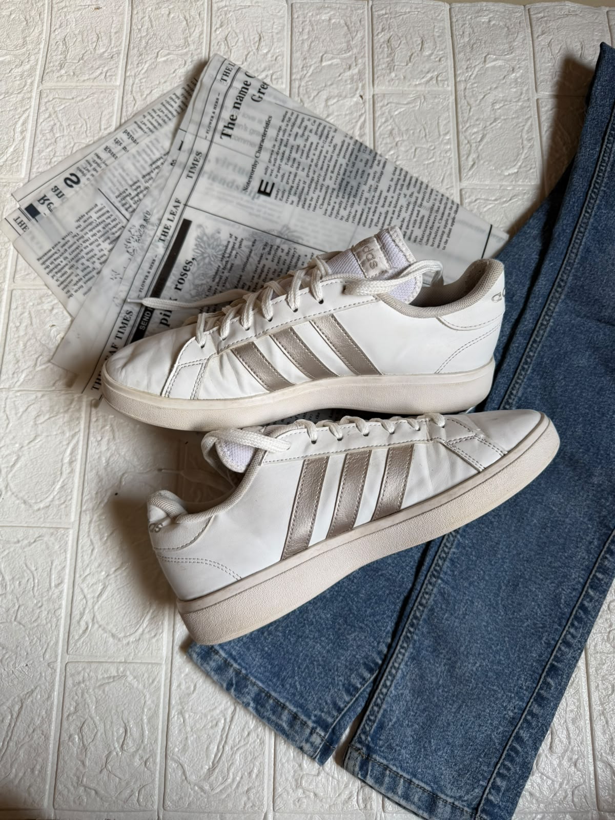 White adidas