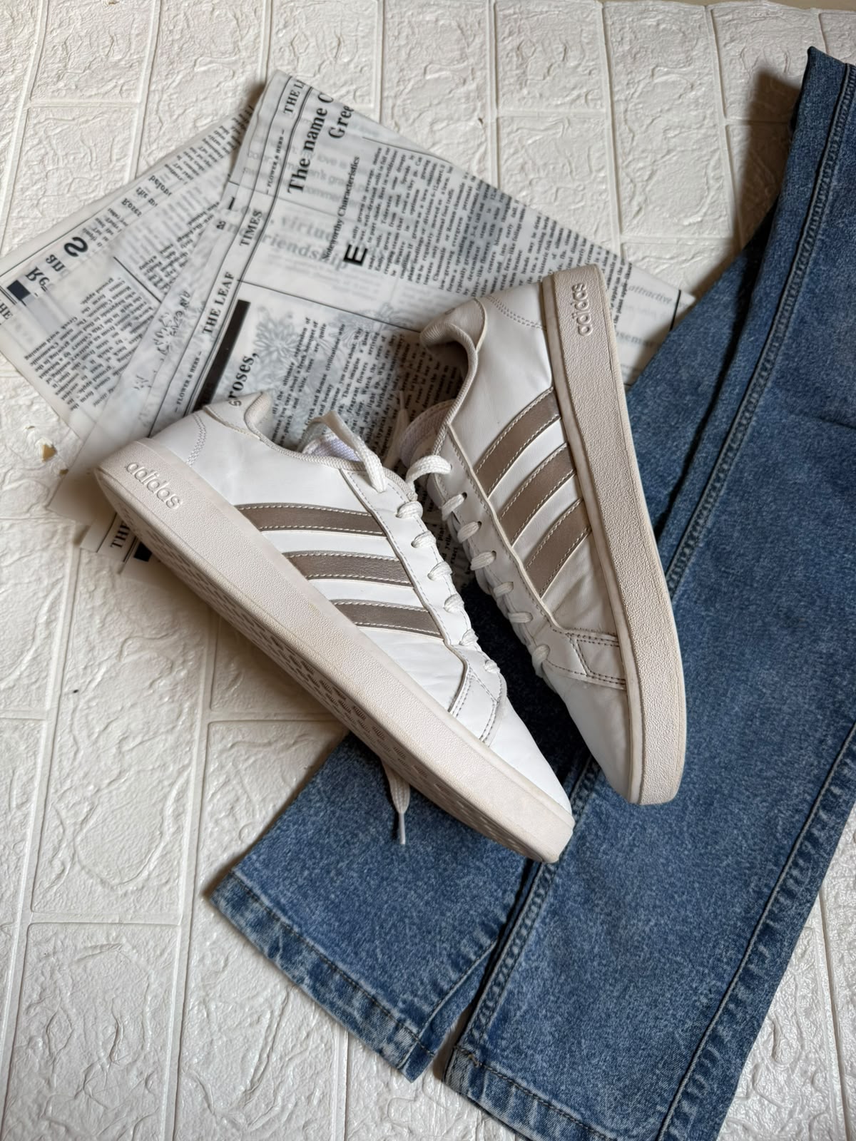 White adidas