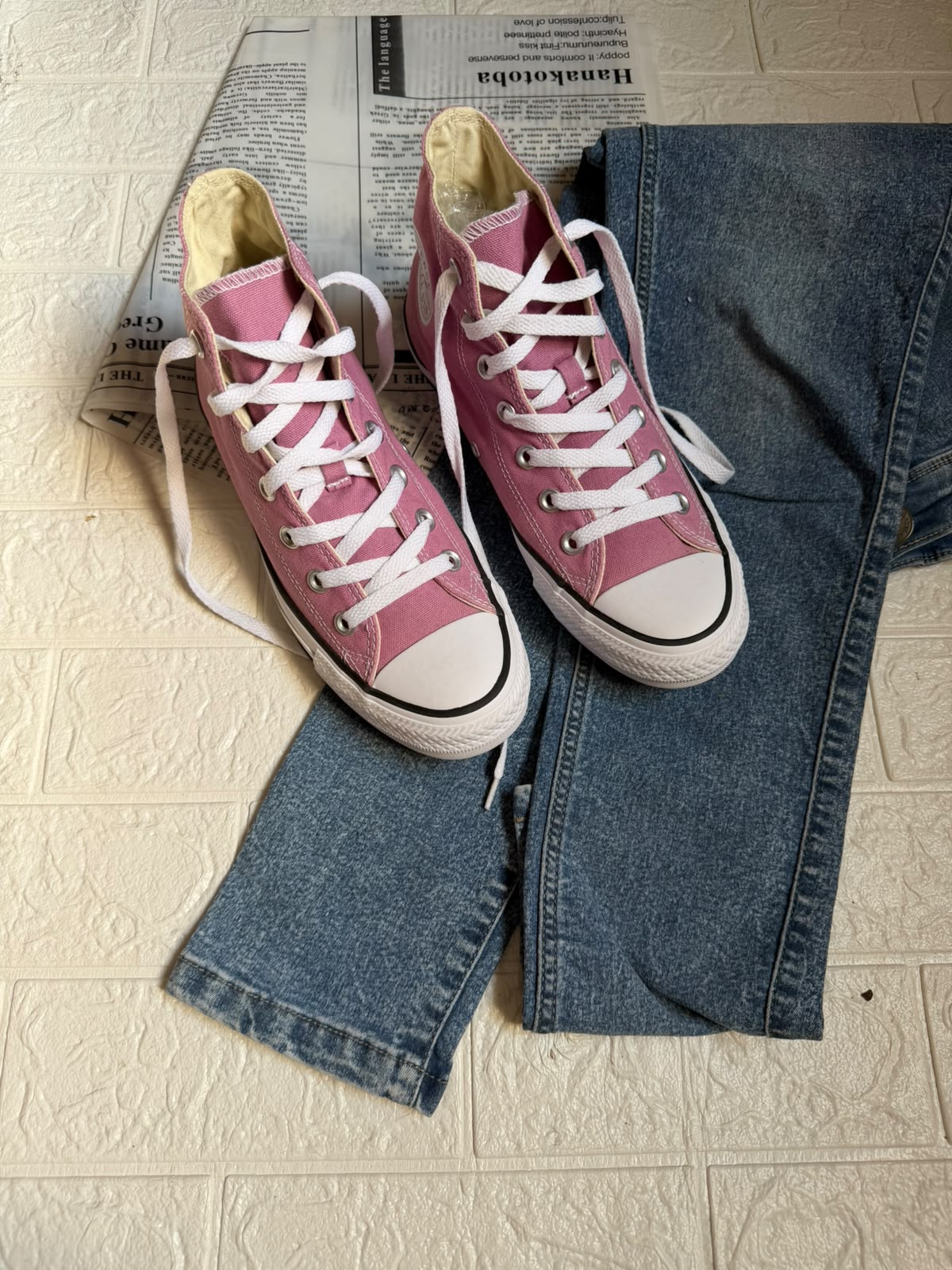 Lilac high rise converse