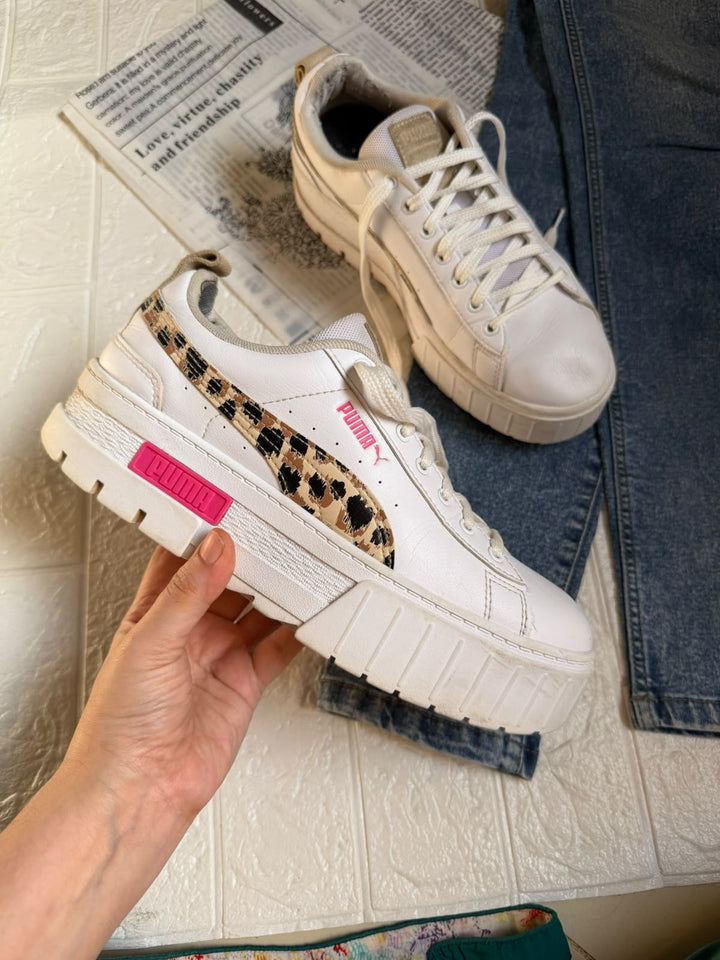 PUMA Mayze Animal Print Platform