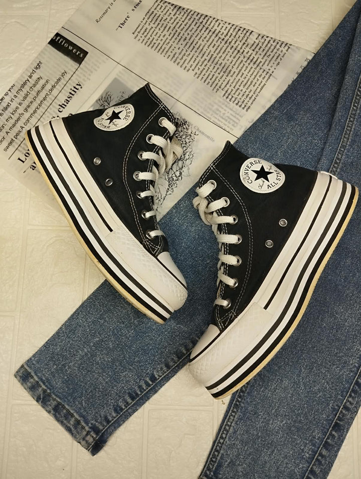 Black Double Platform