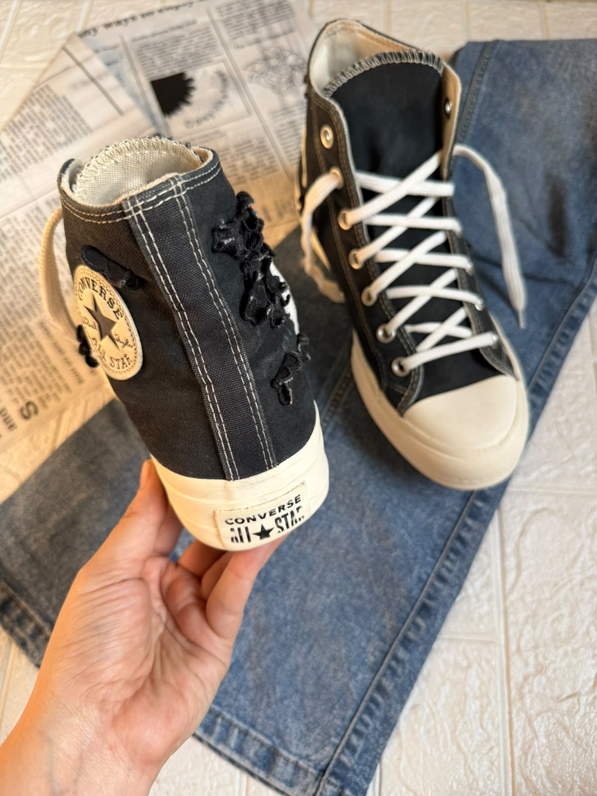3D Flowers Converse