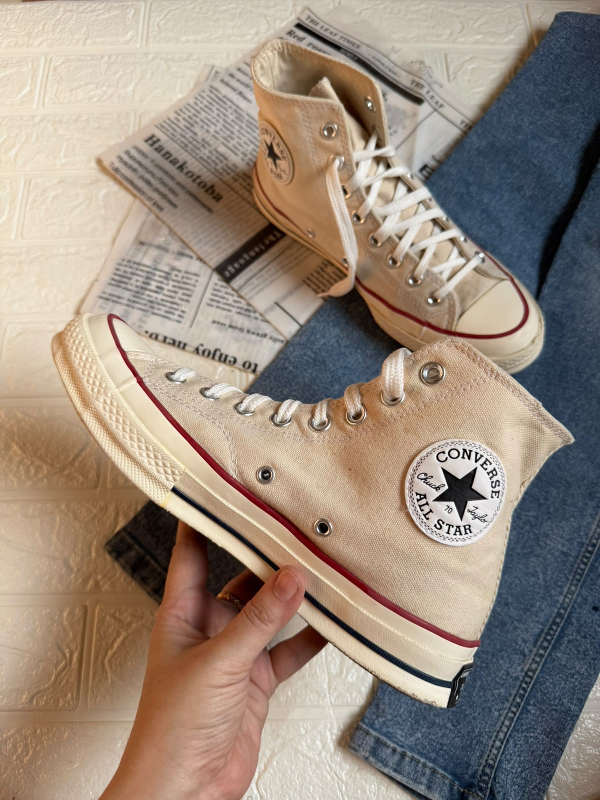 White High Rise Tylor chuck 70