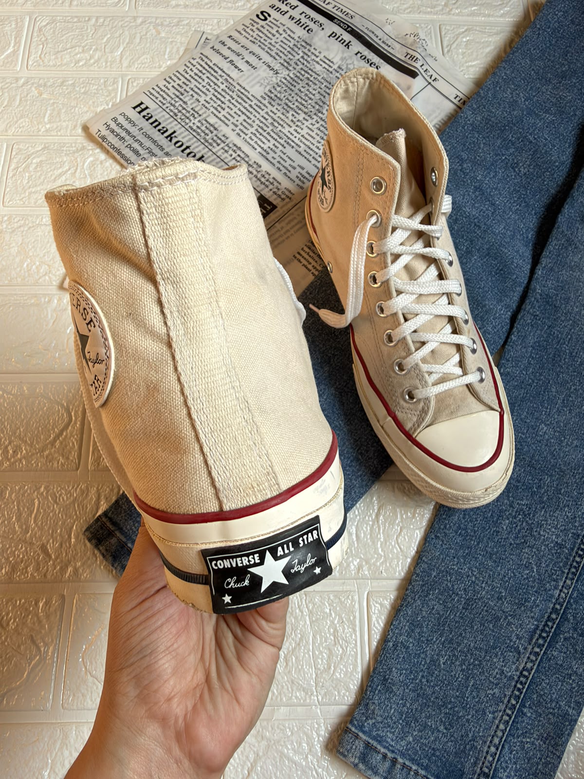 White High Rise Tylor chuck 70
