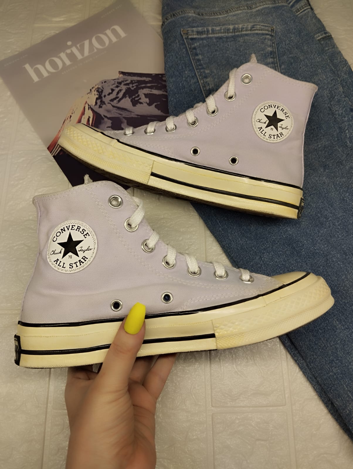 Lilac high rise taylor chuck