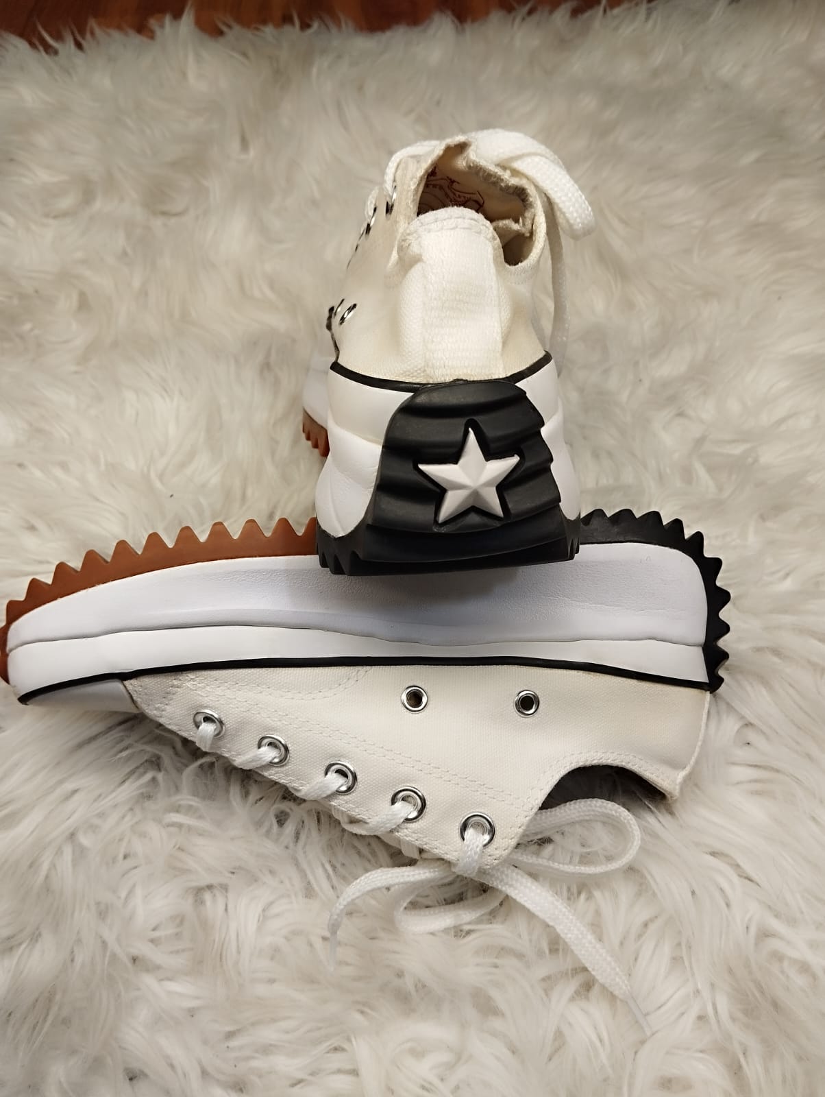 White low rise chunky