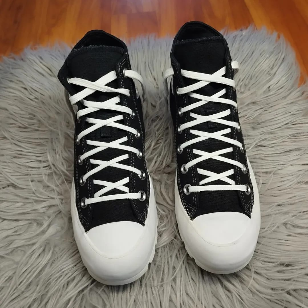 Black high rise platform