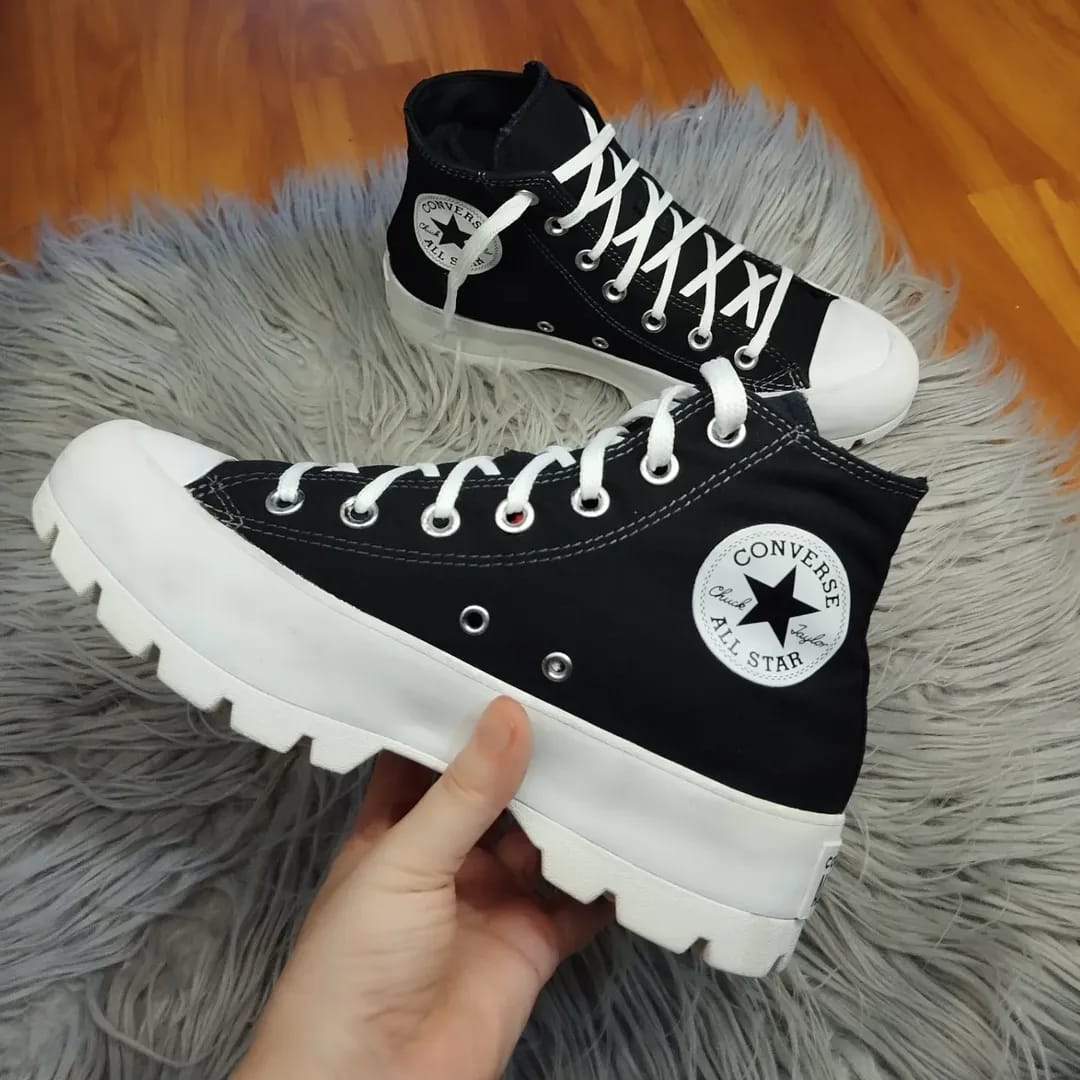 Black high rise platform