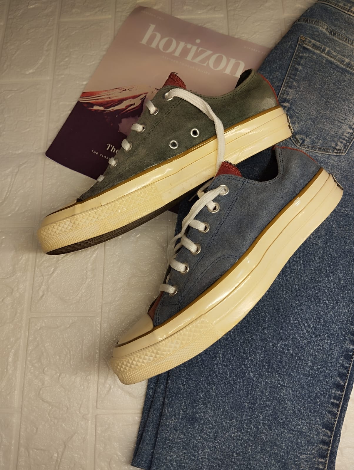 Multi color low rise converse